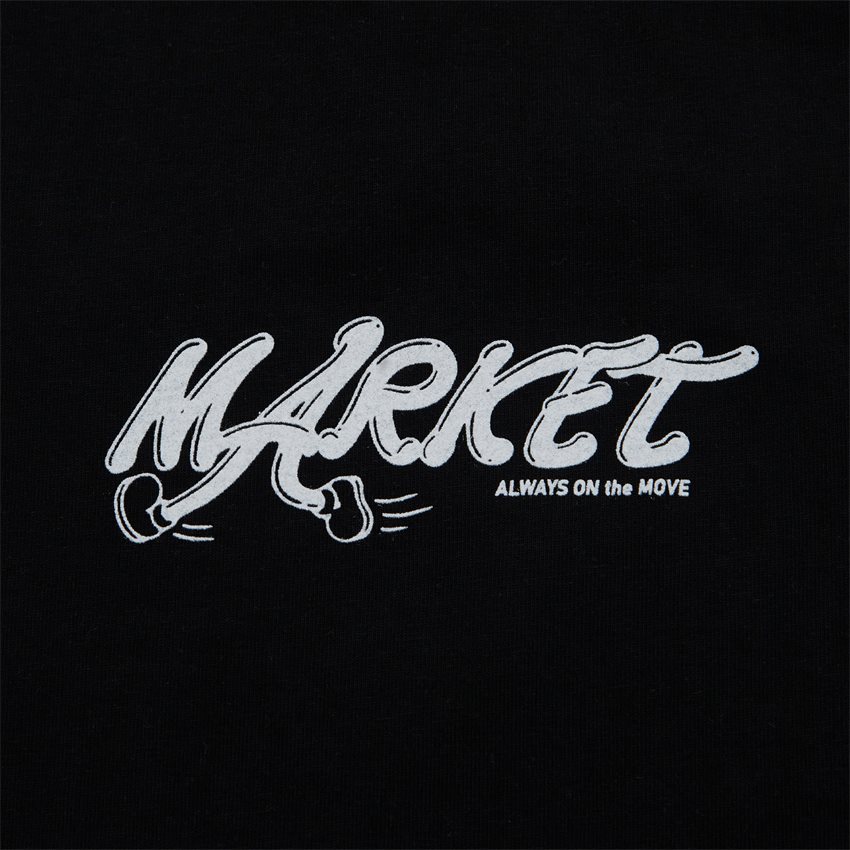 Market T-shirts AUDIOMAN WASHED BLACK